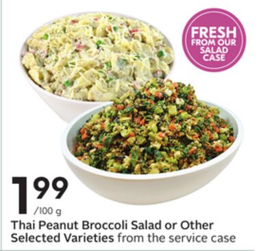 Thai Peanut Broccoli Salad or Other Selected Varieties