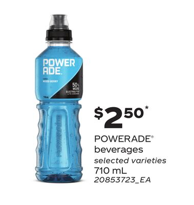 POWERADE® beverages, 710 mL