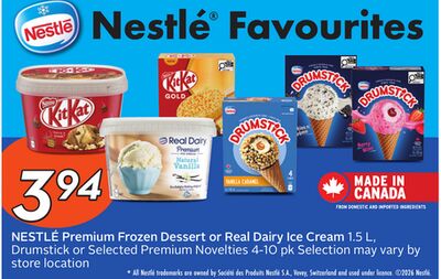 Premium Frozen Dessert or Real Dairy Ice Cream
