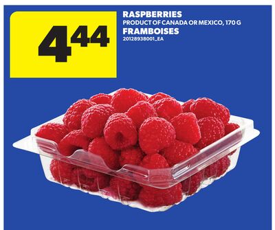 FRAMBOISES, 170 G