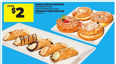 SINGLE SERVE DESSERTS, 16/80 G