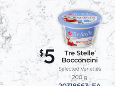 TRE STELLE® BOCCONCINI, 200 G