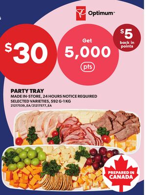 PARTY TRAY, 592 G - 1 KG