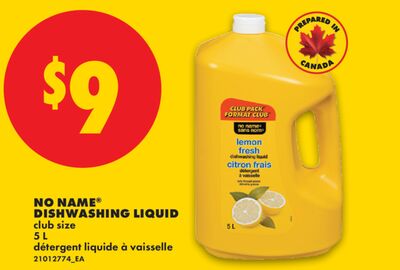 NO NAME® DISHWASHING LIQUID, 5 L