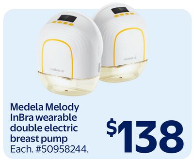 Medela Melody InBra wearable double electric breast pump
