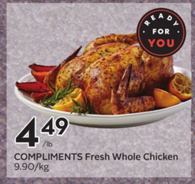 COMPLIMENTS Fresh Whole Chicken