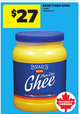 BRAR'S DESI GHEE, 1.6 KG