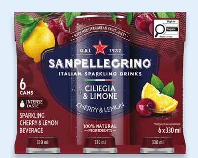 Sanpellegrino flavoured sparkling drink