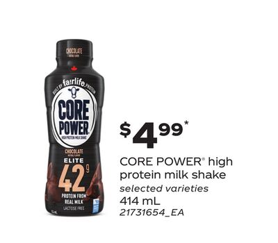 CORE POWER® HIGH PROTEIN MILK SHAKE, 414 ML