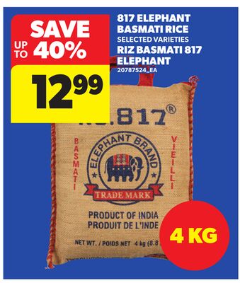 817 ELEPHANT BASMATI RICE