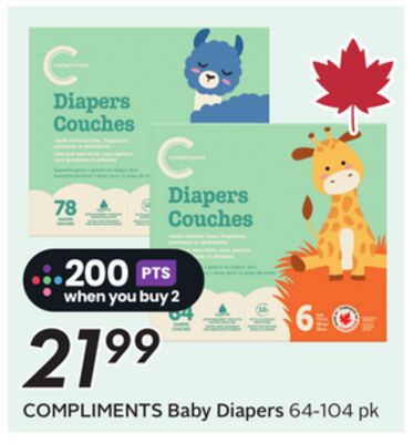 COMPLIMENTS Baby Diapers