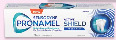 Sensodyne or Pronamel toothpaste