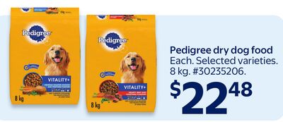 Pedigree dry dog food