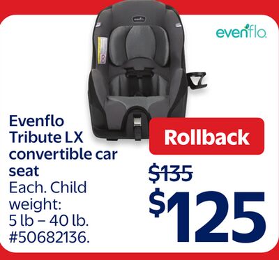 Evenflo Tribute LX convertible car seat
