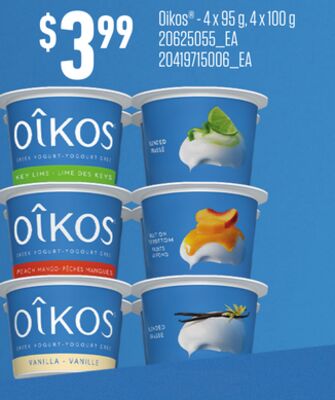 OIKOS®, 4 - 95 G, 4 X 100 G