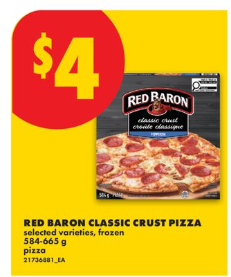 RED BARON CLASSIC CRUST PIZZA, 584-665 G