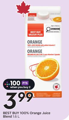 BEST BUY 100% Orange Juice Blend