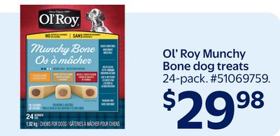 OL' Roy Munchy Bone dog treats