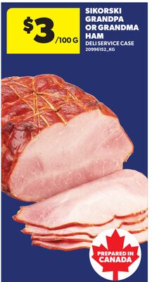 SIKORSKI GRANDPA OR GRANDMA HAM