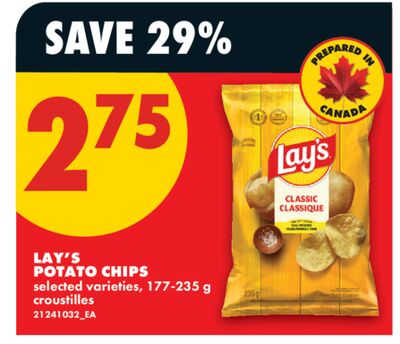 LAY'S POTATO CHIPS, 177-235 G
