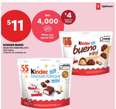 KINDER MINIS, 55'S