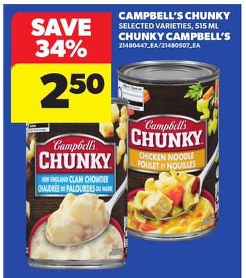 CAMPBELL'S CHUNKY, 515 ML