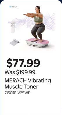 MERACH Vibrating Muscle Toner