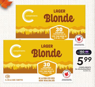 COMPLIMENTS De-Alcoholized Beer