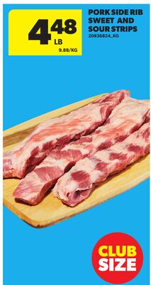 PORK SIDE RIB SWEET AND SOUR STRIPS