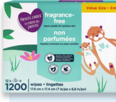 Parent's Choice wipes