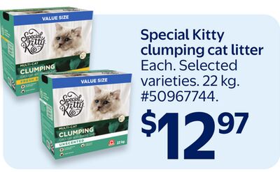 Special Kitty clumping cat litter