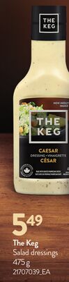 THE KEG SALAD DRESSINGS, 475 G