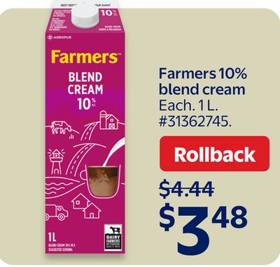 Farmers 10% blend cream
