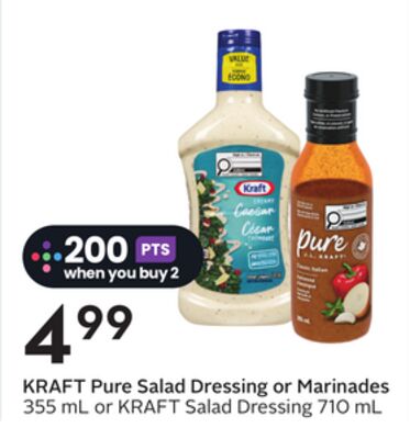 Pure Salad Dressing or Marinades