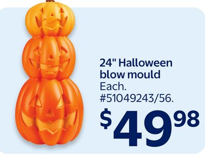 24" Halloween blow mould