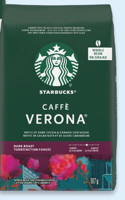 Starbucks Verona ground coffee