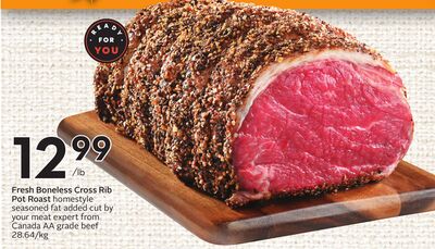 Fresh Boneless Cross Rib Pot Roast