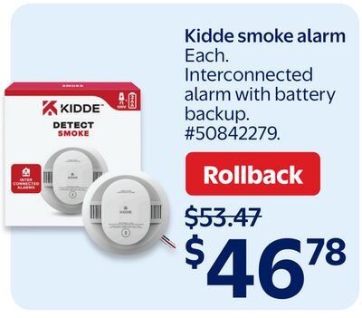 Kidde smoke alarm