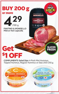 Mild or Hot Capicolla