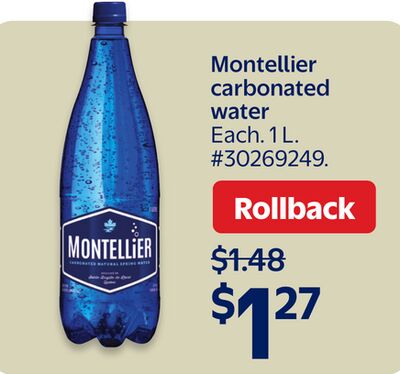 Montellier carbonated water