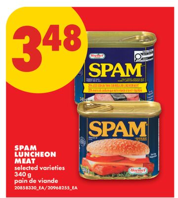 SPAM LUNCHEON MEAT, 340 G