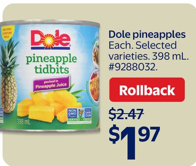 Dole pineapples