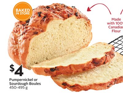 Pumpernickel or Sourdough Boules
