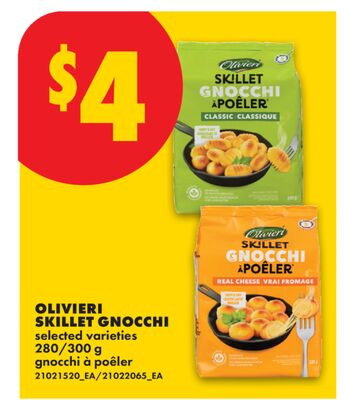 OLIVIERI SKILLET GNOCCHI, 280/300 G