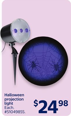 Halloween projection light