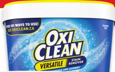 OxiClean laundry stain remover powder