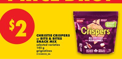 CHRISTIE CRISPERS OR BITS & BITES ALL DRESSED, 145 G