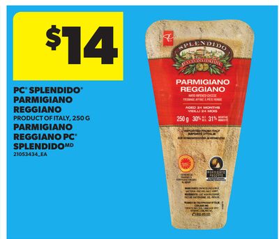 PC® SPLENDIDO™ PARMIGIANO REGGIANO, 250 G