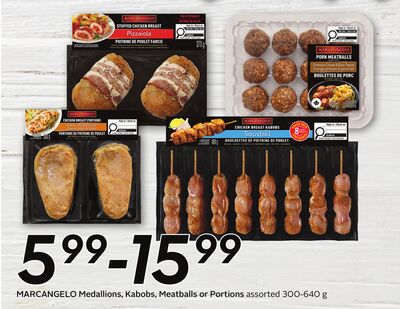 Medallions, Kabobs, Meatballs or Portions