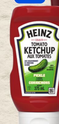 Heinz pickle-flavoured tomato ketchup